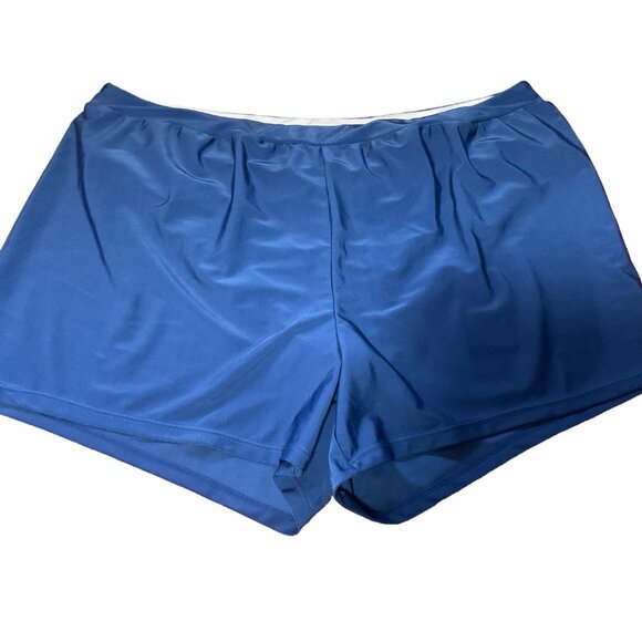 Navy/White Palm Tree Print Tankini - Picture 2 of 2